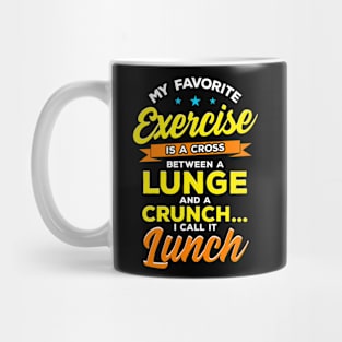 anti exercise Mug